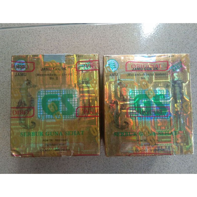 

Terlaris✢ jamu GS no 1 no 2 guna sehat - isi 25 bungkus @7gr vtwsw