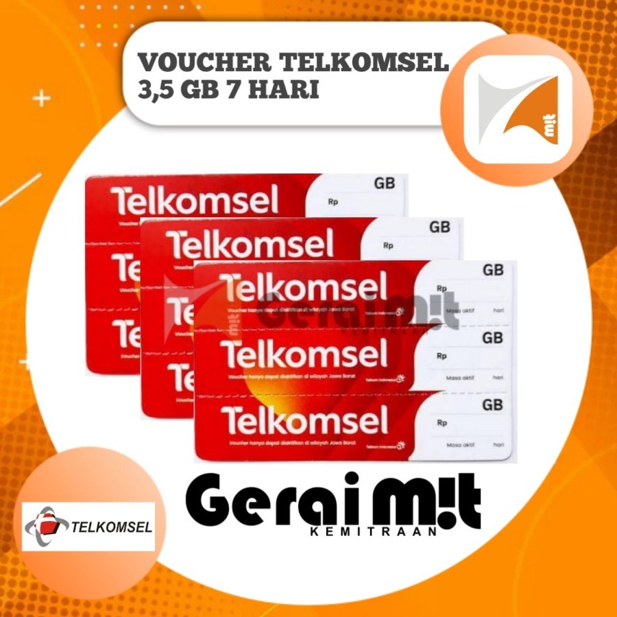 Voucher Kuota Telkomsel 3.5GB 7 Hari