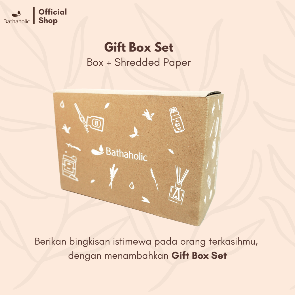 

Bathaholic - Gift Box (Box + Shredded Paper) - Premium Gift Box