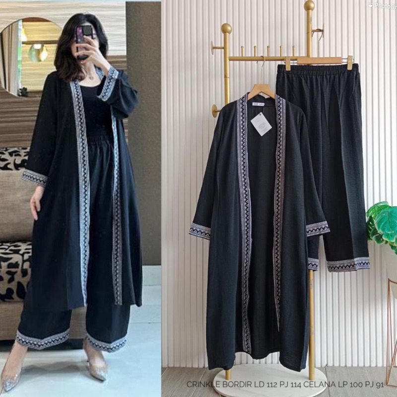 set crinkle bordir import