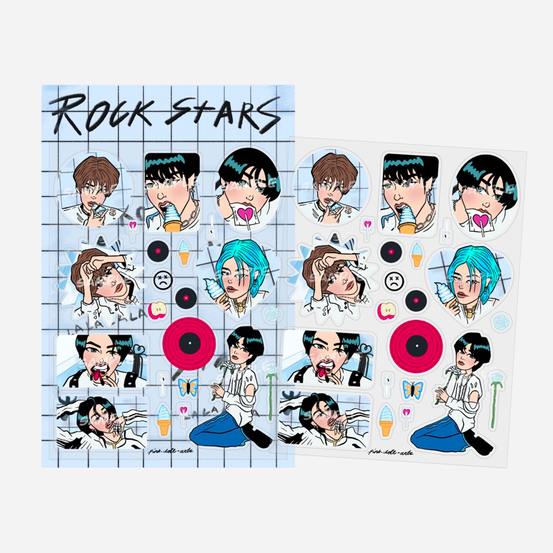 

[READY] Rock Star A6 Sticker