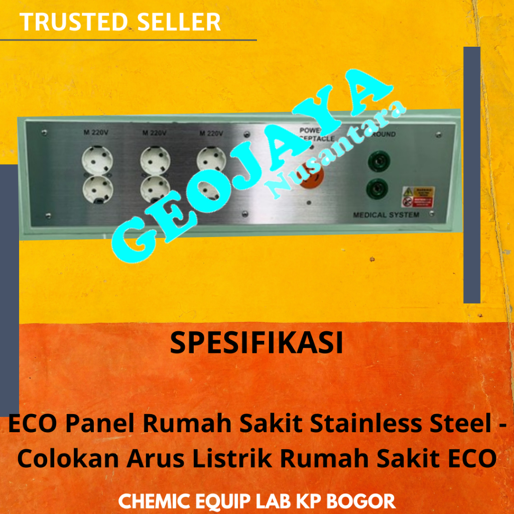 ECO Panel Rumah Sakit Stainless Steel - Colokan Arus Listrik Rumah Sakit ECO