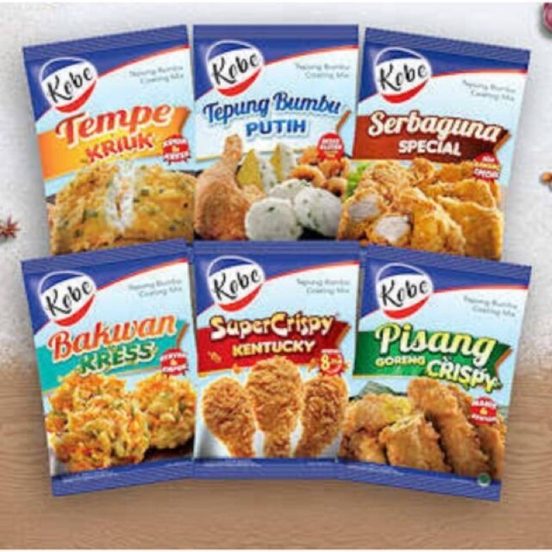 

Kobe Tepung Bakwan 200 gr/Tempe Goreng/Kentucky Crispy
