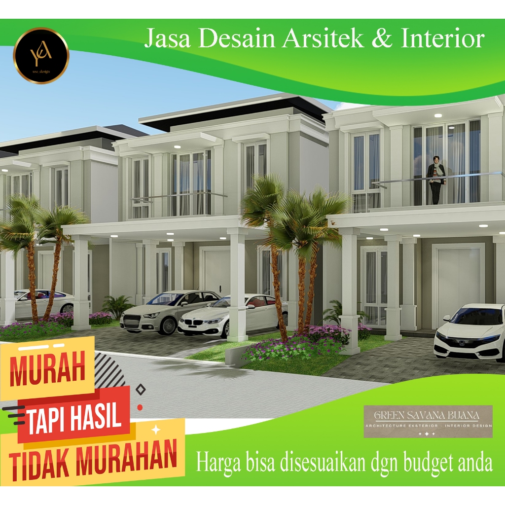 Desain Rumah Minimalis / Jasa Desain Rumah / Ruko / Kos kosan / Gambar IMB