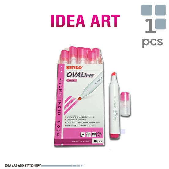 

Kenko Neon Higlighter Ovaliner Warna Pink