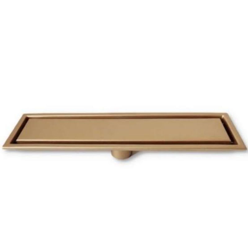 Floor drain Gold 10 x 60 cm/ floor drain panjang 60 cm gold