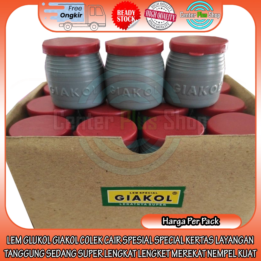 LEM GLUKOL GIAKOL COLEK GLUE CAIR SPESIAL SPECIAL MEDIA KERTAS LAYANGAN KARDUS TANGGUNG SEDANG SUPER