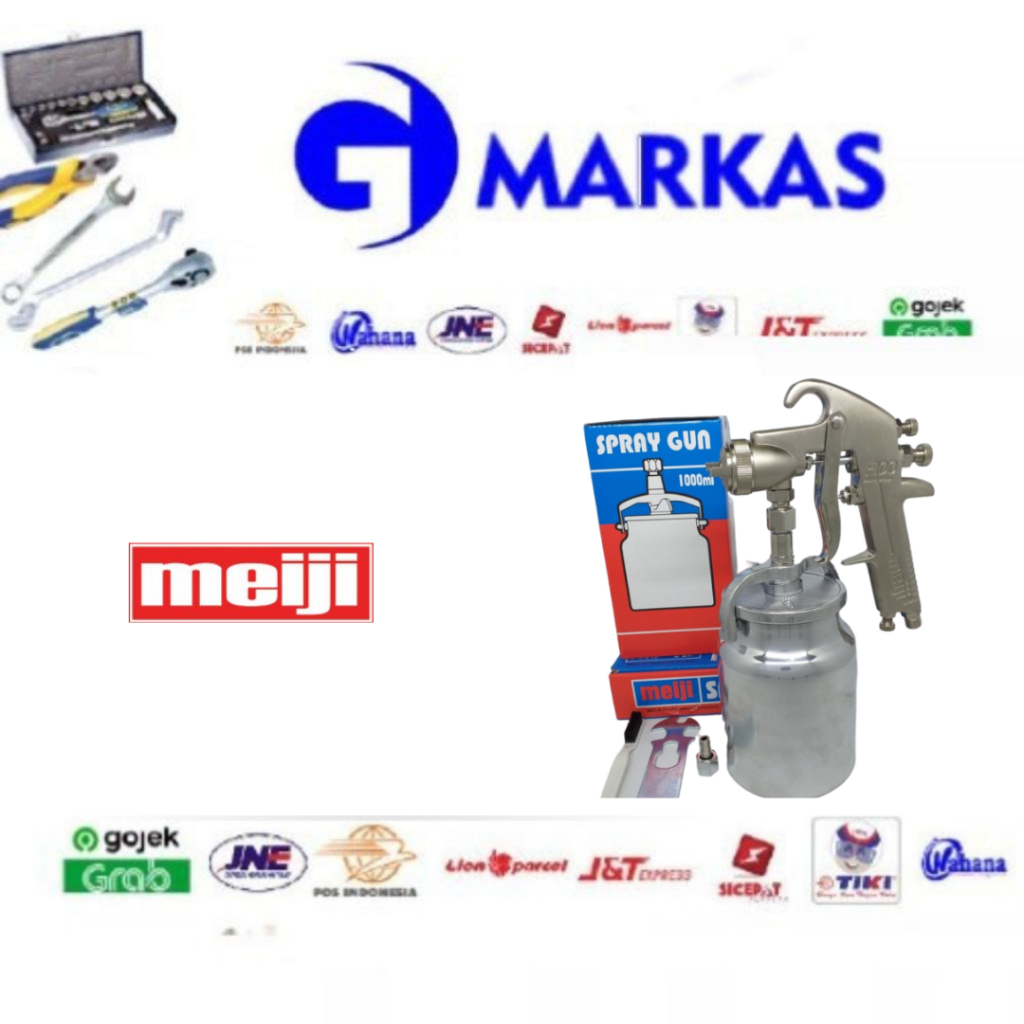 Meiji Spray Gun F-100 Tabung Bawah