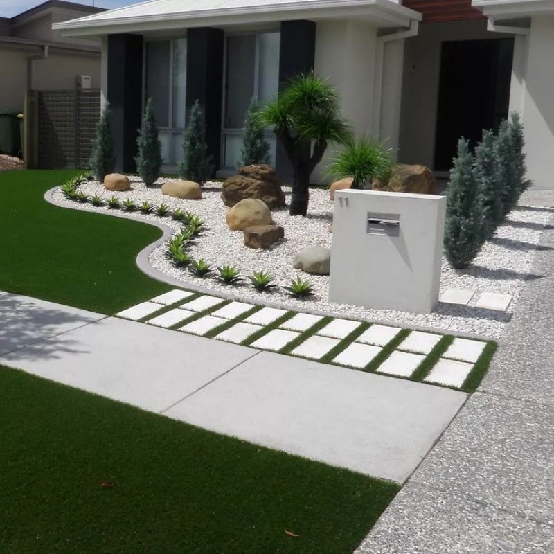 JASA PEMBUATAN TAMAN MINIMALIS BATU CORAL