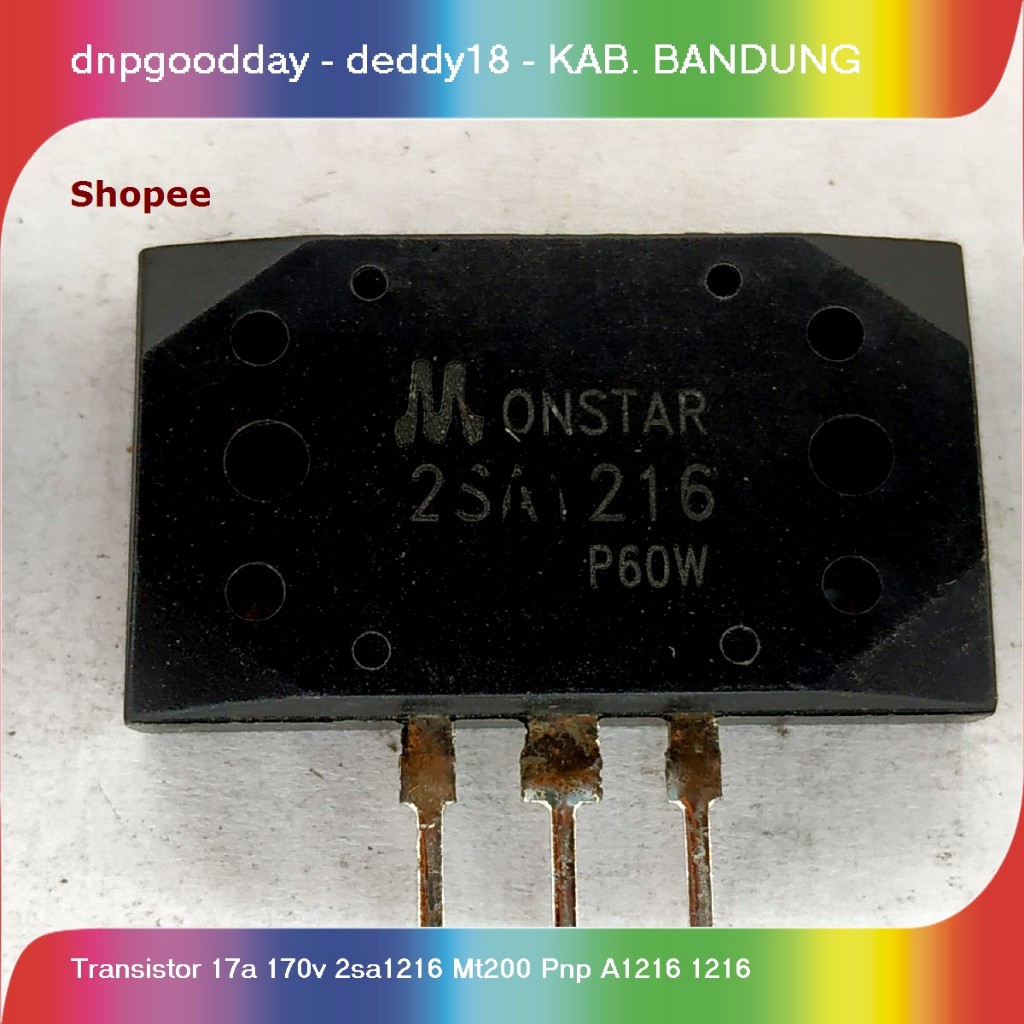 transistor 17a 170v 2sa1216 mt200 pnp a1216 1216