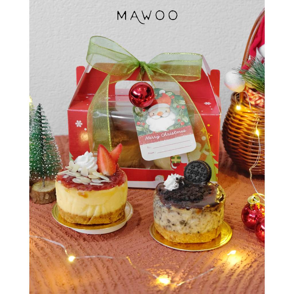 

Hampers Natal Cheese Cake Premium | New York Cheese Cake | Hampers Christmas | Parcel Natal | Bingkisan Natal