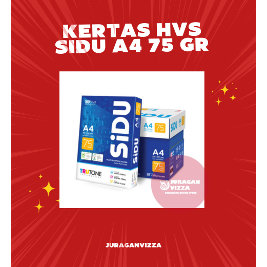 

KERTAS SIDU A4 75 GR ISI 100 LEMBAR