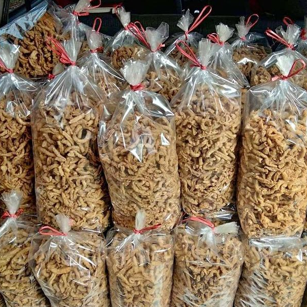 

KERIPIK USUS 1KG TREMURAH MEREK AYAM SUPER