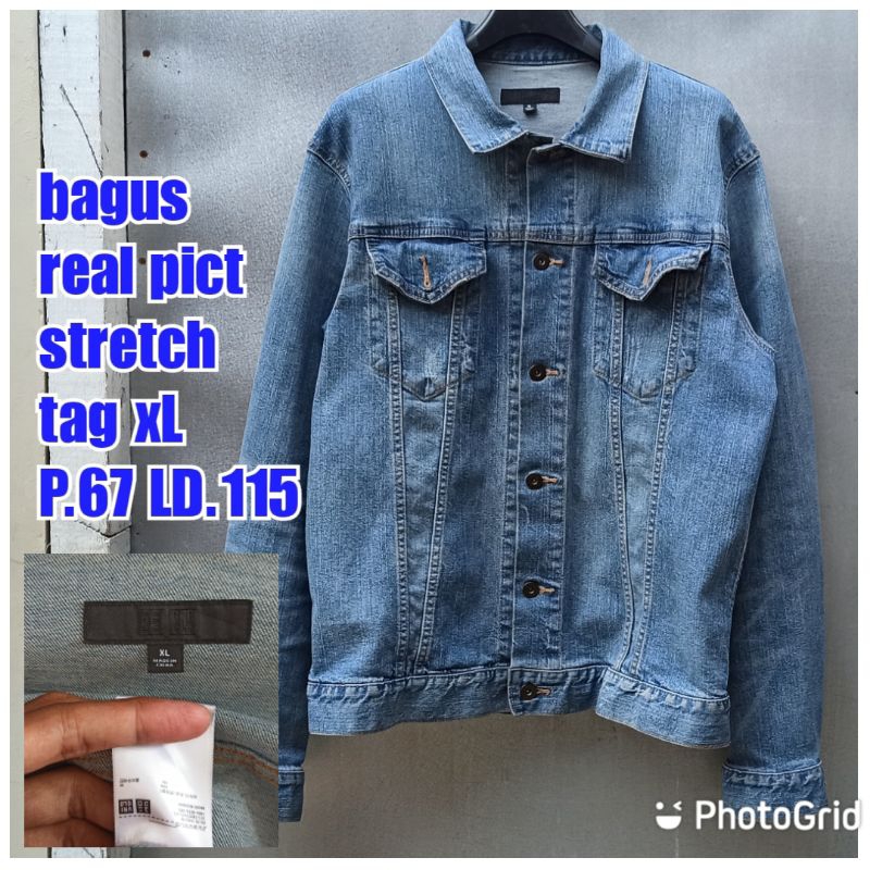 Jaket store levis uniqlo