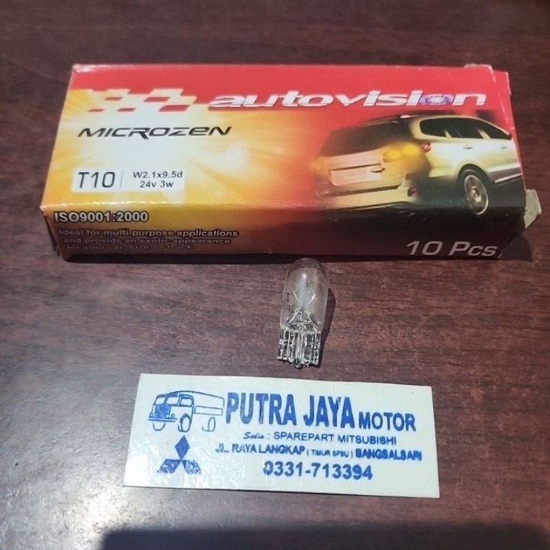 Dop T-10 24V 3W Autovision