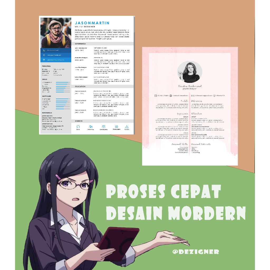 JASA PEMBUATAN CV BAHASA INGGRIS / BAHASA INDONESIA
