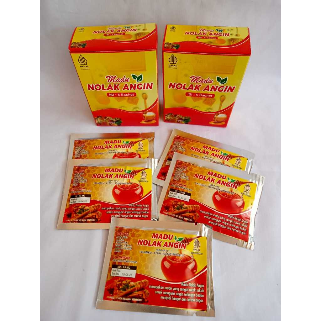 

Madu Nolak Angin/ Sachet 15 ML/Herbal