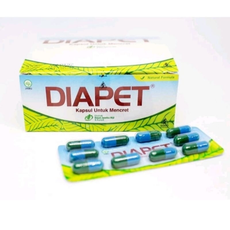 Diapet 1 Box Isi 120 Kapsul Untuk BAB