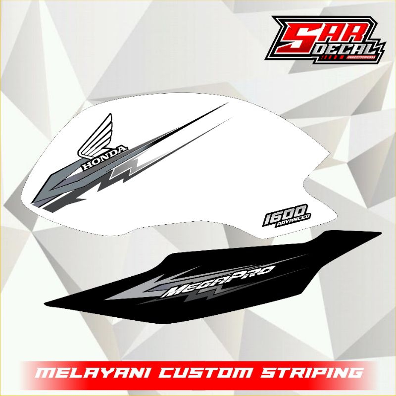 STRIPING MEGAPRO PRIMUS MP HEREX MEGAPRO HEREX VARIASI CUSTOM STRIPING MP HEREX VARIASI