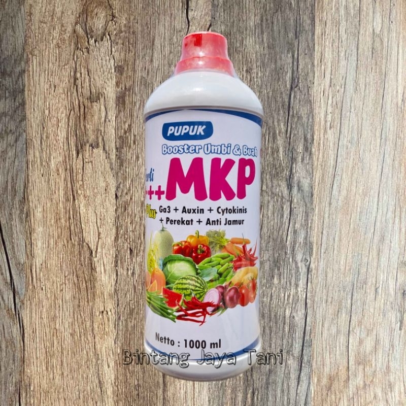 MKP CAIR 1 LITER / PUPUK BOOSTER UMBI DAN BUAH GA3/AUXIN/CYTOKINIS/PEREKAT/ANTI JAMUR/PUPUK FERTI MK