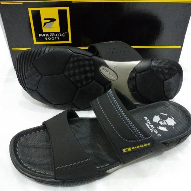 SANDAL SLOP PRIA PAKALOLO HITAM/SANDAL PAKALOLO HITAM