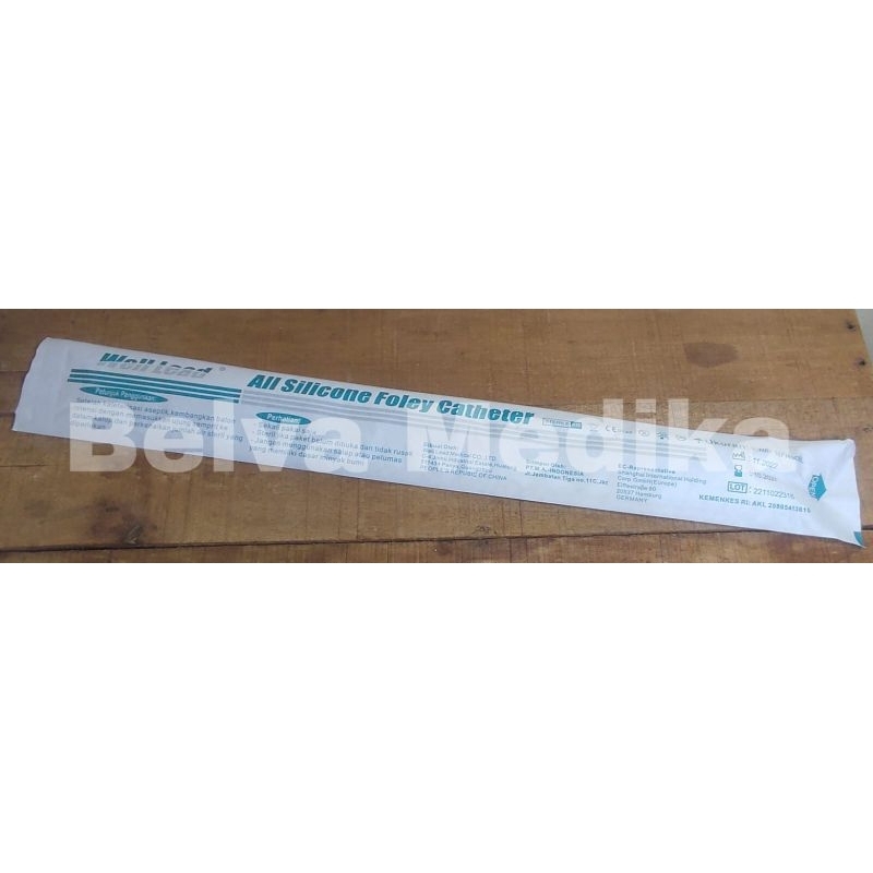 Foley catheter silicon Well Lead/selang urine size 16