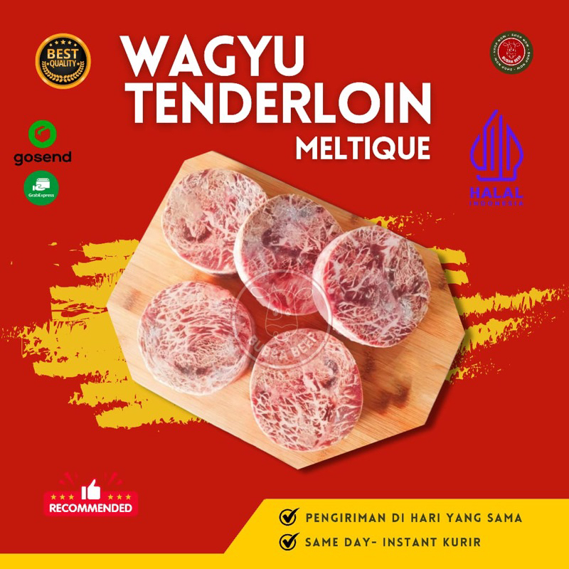 

Beef Wagyu Meltique Tenderloin Premium | Daging Sapi Wagyu Meltik Has Dalam | Beef Steak Tenderloin Wagyu Meltique | Tenderloin Steak Ausy | Daging Steak Wagyu Meltique Tenderloin | Daging Steak Import | Tenderloin Steak Beef Halal