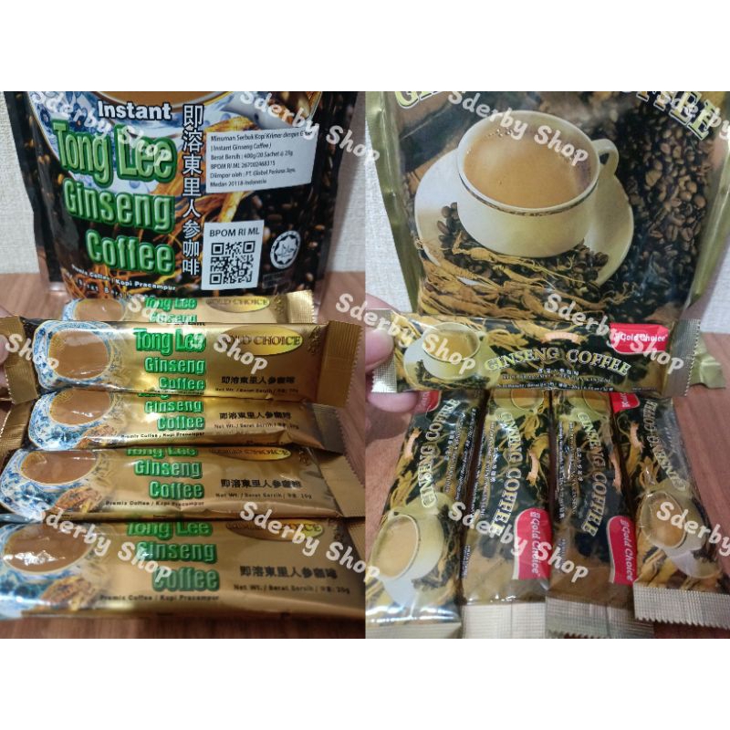 

Gold Choice Tong Lee Coffee Ginseng Kopi Instan Ecer