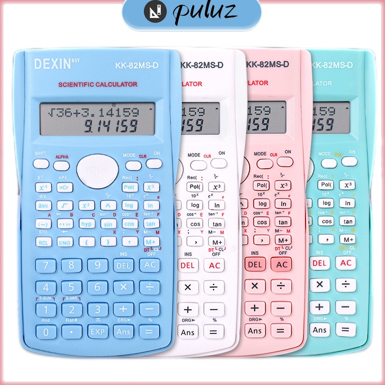 

[PRODUK-YIJZQ82] 【Puluz】Kalkulator Color Function Scientific Kalkulator 24 Fungsi Kalkulasi 3 Warna 1700 scientific calculator 37