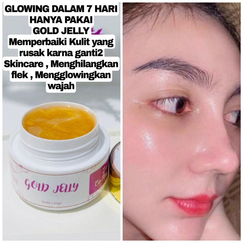 GOLD GEL COLLAGEN || JELLY GOLD COLLAGEN || JELLY GOLD GLOWING