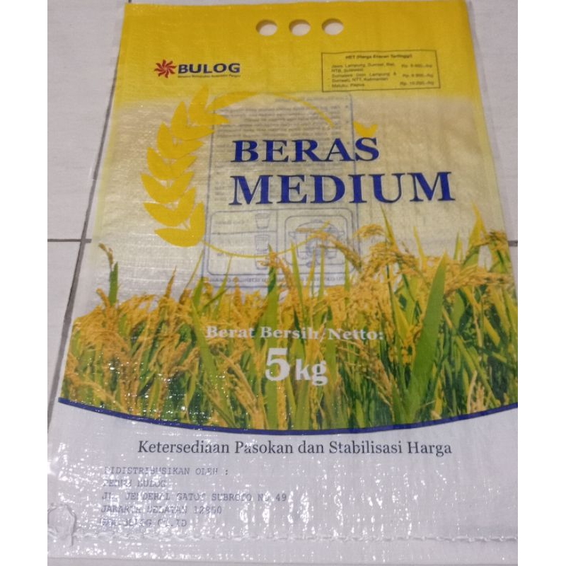 Karung Laminasi Beras Medium 5Kg