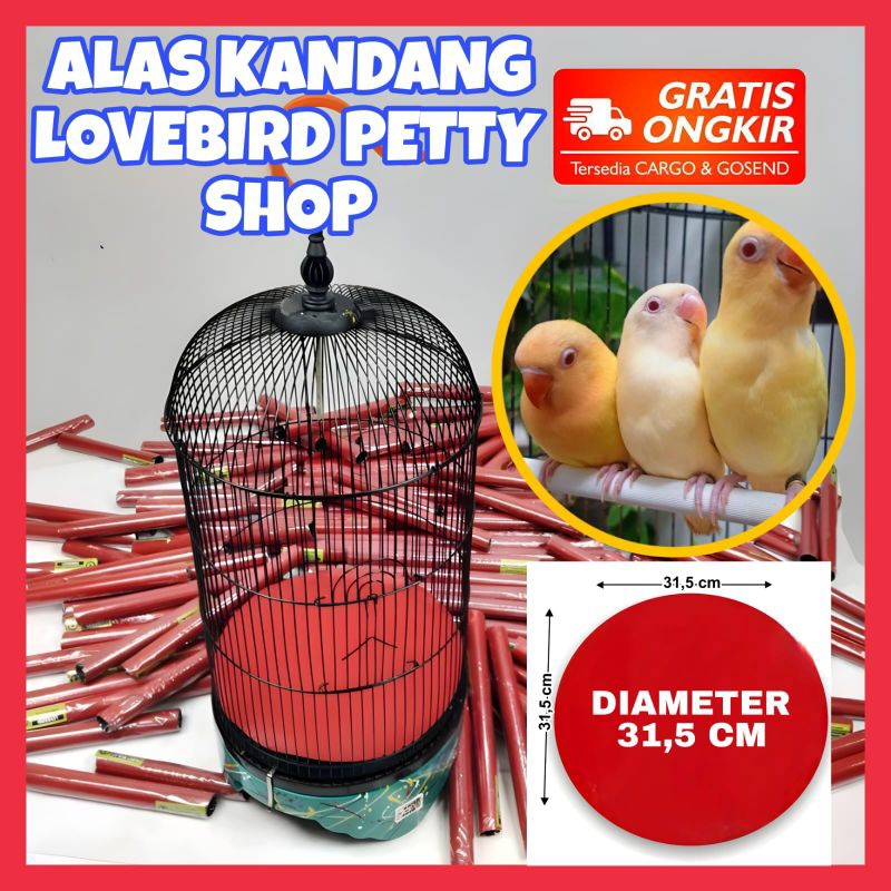 ALAS KANDANG BURUNG - KARPET KANDANG LOVE BIRD