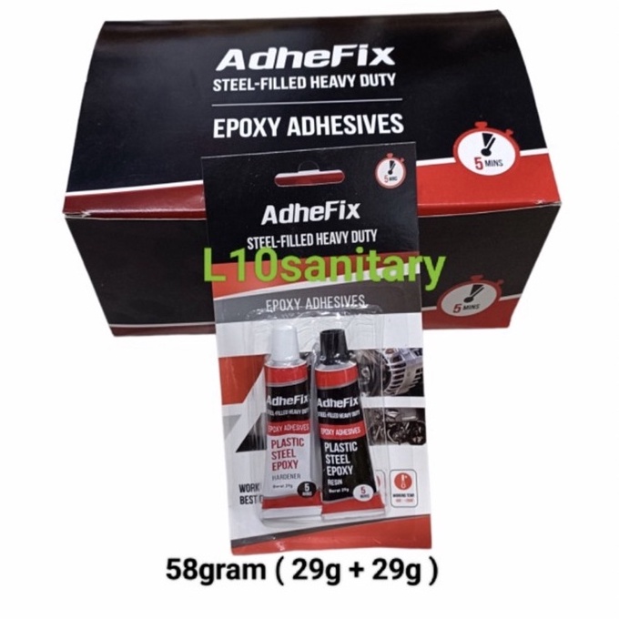 

Super Promo Lem Epoxy 5 Menit ADHEFIX / Lem Besi Campur 5 Menit MURAH Terkini