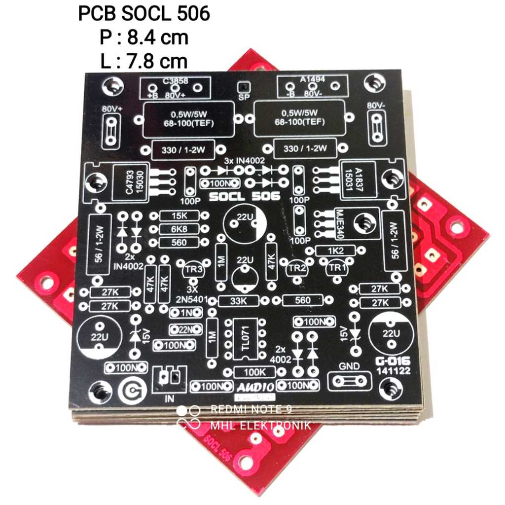 PCB Super OCL SOCL 506 TEF TIPE G-016