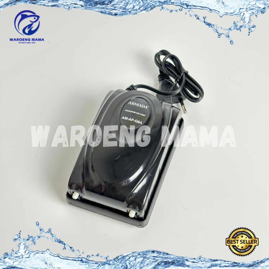 Aerator ARMADA 2 Lubang AM AP Q6A pompa gelembung udara aquarium aquascape