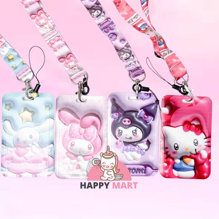 

Big Sale Lanyard 3D art sanrio kuromi / melody / cinnamoroll Bayar Di Tempat