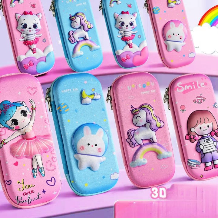 

Murah Kotak Pensil Anak Tempat Alat Tulis 3D Karakter Timbul / Kotak Pencil Anak Perempuan Anak Laki Laki / Kotak Pensil Karakter Lucu ➱➴≛❉