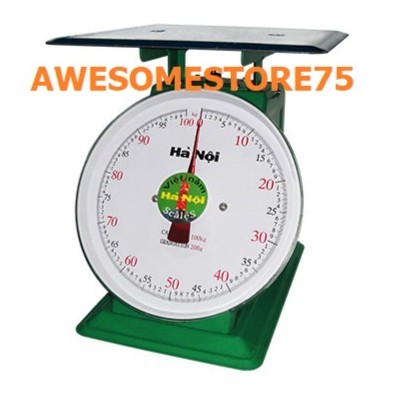 Timbangan Duduk 100 Kg Jarum Hanoi Piring Datar Rata Flat Vietnam 100Kg Laundry Sayur Dapur Buah