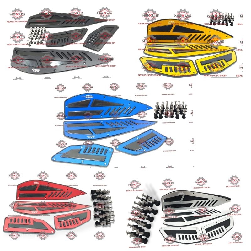 Bordes black diamond xmax karpet xmax alas kaki xmax bordes xmax250