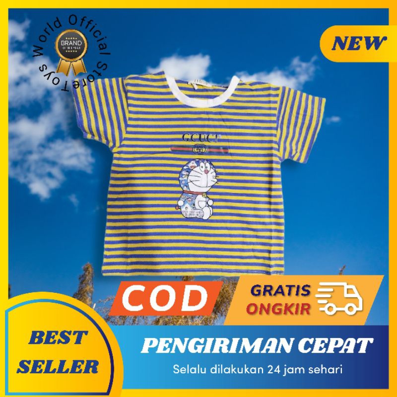 Toys - Setelan Baju Anak Laki Laki - Set Pakaian Motif Doraemon Umur 1 - 6 tahun