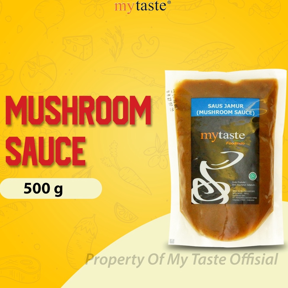 

37 My Taste Mushroom Sauce 500gr Saos Jamur Saus Mushroom Steak Saus Creamy Mushroom ←Ready stock