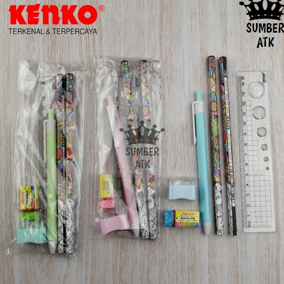 

Terkini Paket Hemat 1 Set Pena Pencil Penggaris - SUMBER ATK ➷➷✻✫