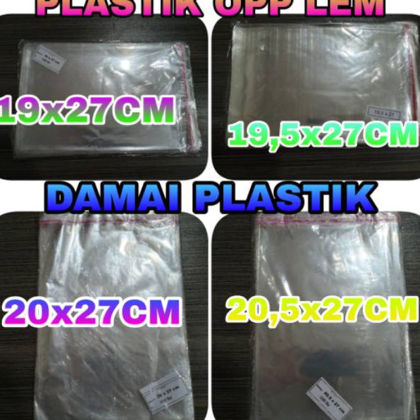 

Buruan Beli Kantong Plastik Opp Seal Lem Perekat Kemasan Souvenir Jilbab Sandal Baju 19x27 19,5x27 20x27 20,5x27 18x18 ➴❄❈