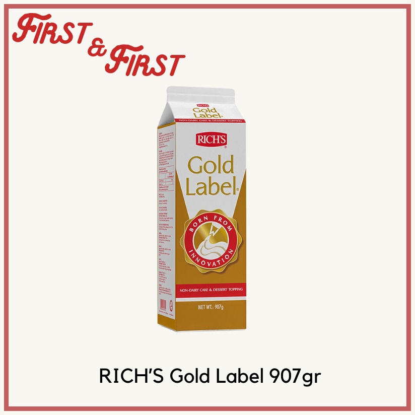 

42 Rich's Gold Label Whipping Cream 907 gram ➾Ready