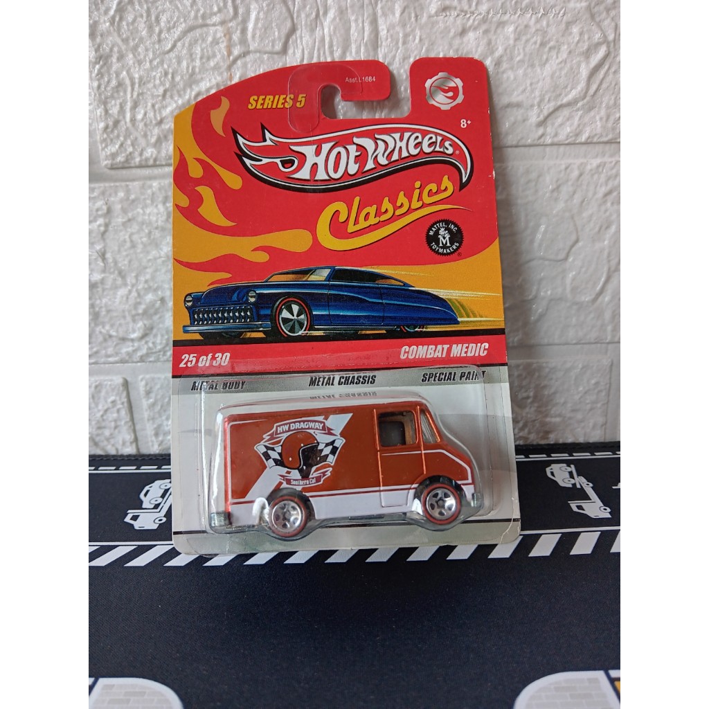 Hot Wheels Combat Medic Classics Series 5 Rare Redlines