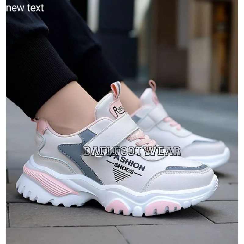sepatu raning anak cewek cowok usia 3 sampai 12 tahun/ sepatu sekolah sd smp tk sepatu sport