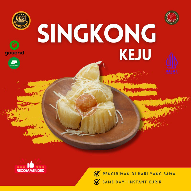 Singkong Keju Asli Empuk | Singkong Keju SS Murah | Singkong Keju Enak | Singkong Keju Frozen | Ubi 