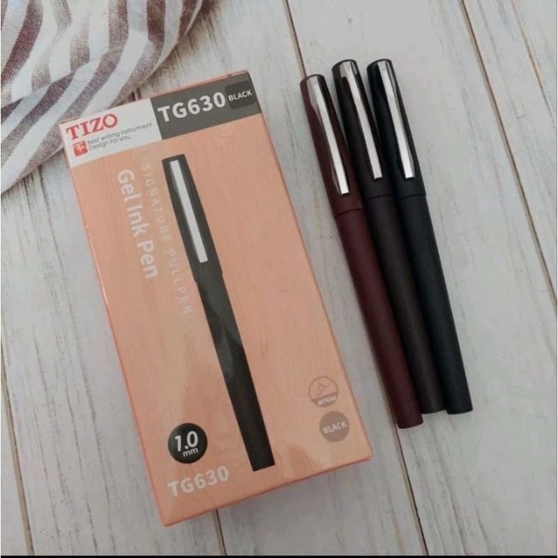 

Pulpen Tizo TG-630 Hitam Cover Warna Netral