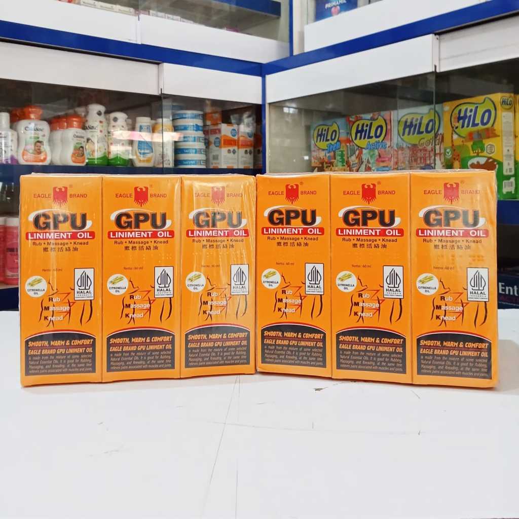 Minyak Urut GPU 60ml GROSIR (1 lusin)