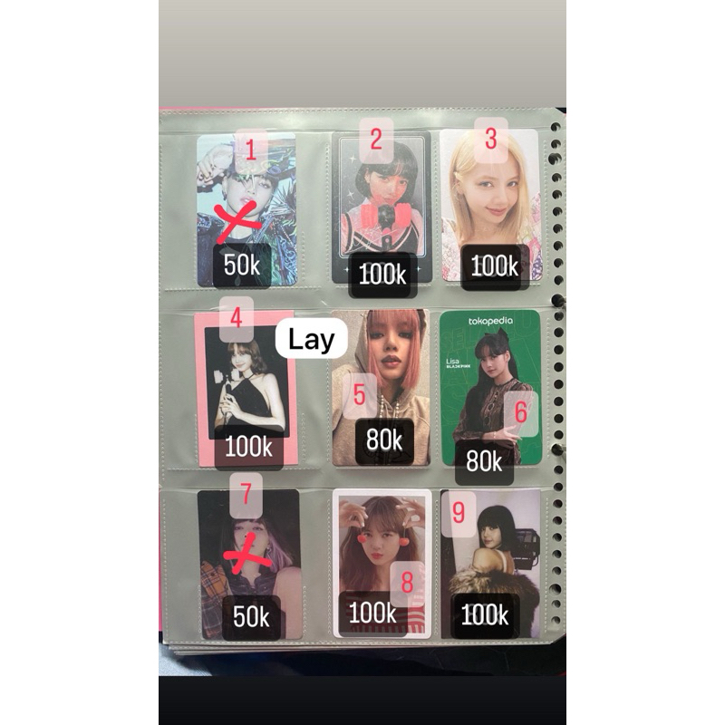 photocard BLACKPINK official